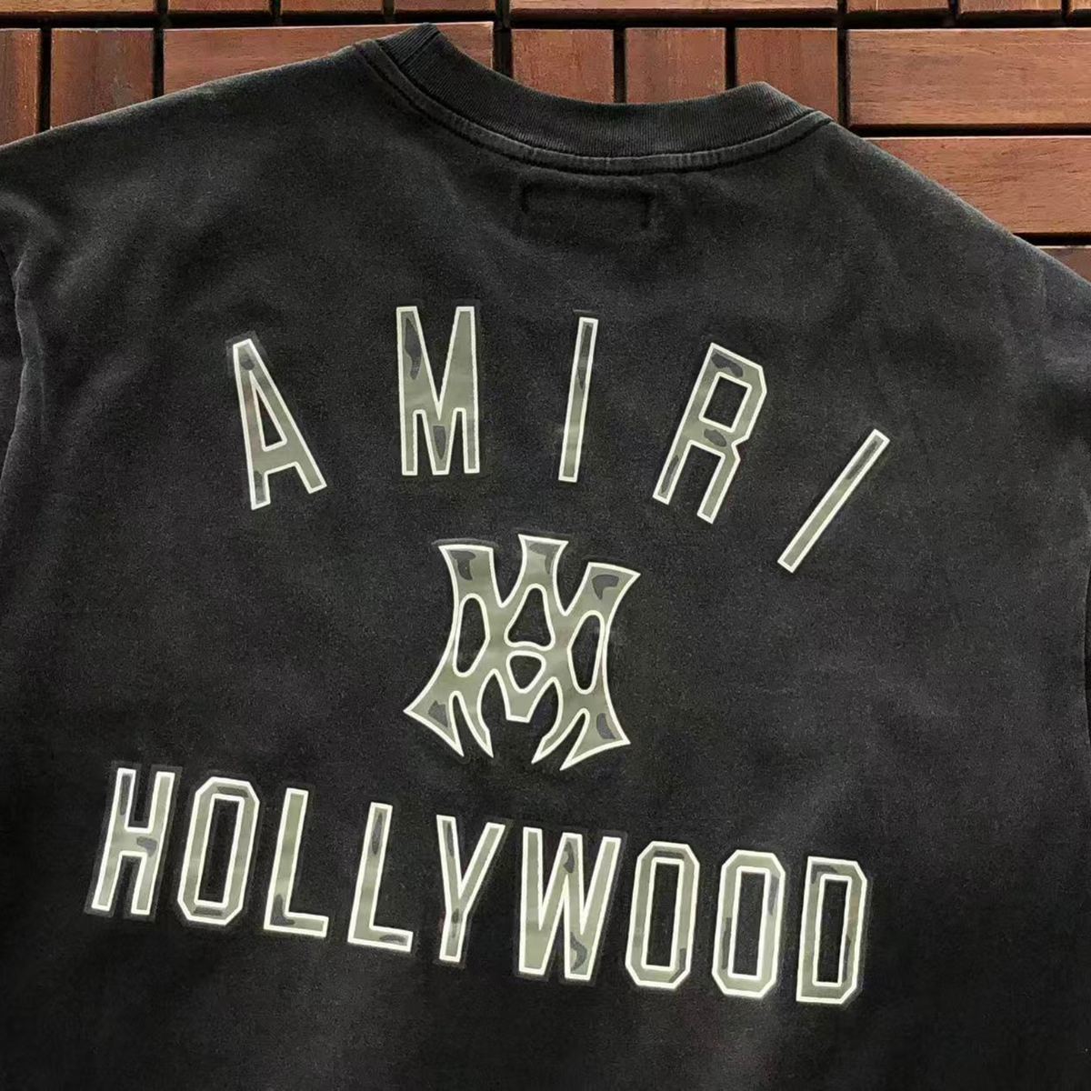 Amiri "Hollywood MA Logo" Tee