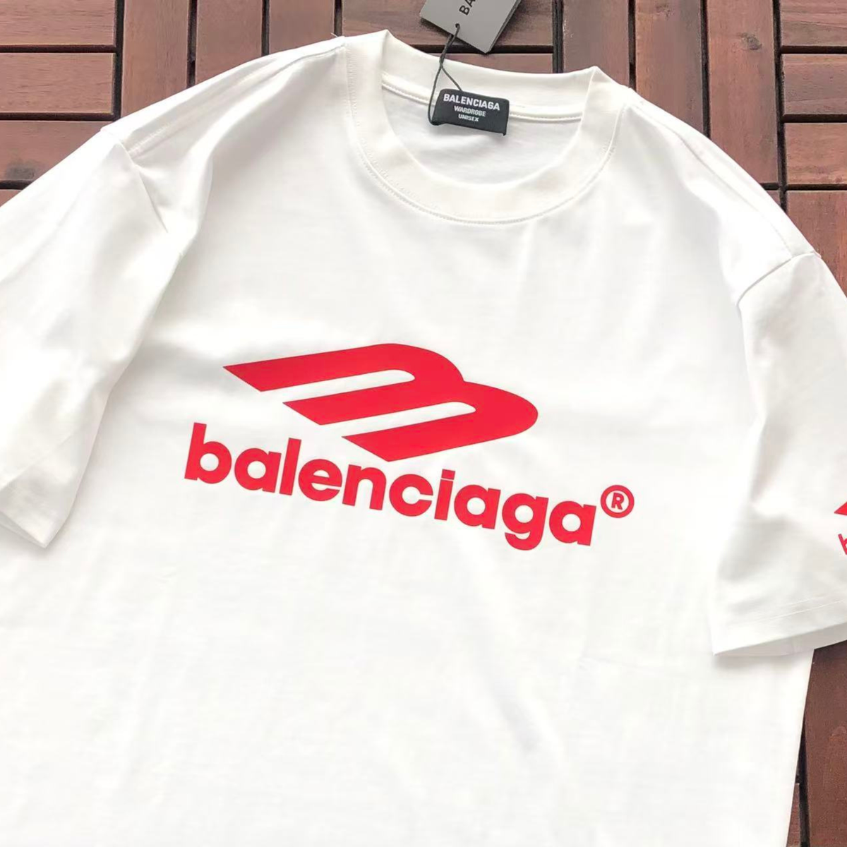 Balenciaga "Sport Logo / Athletic" Oversized Tee