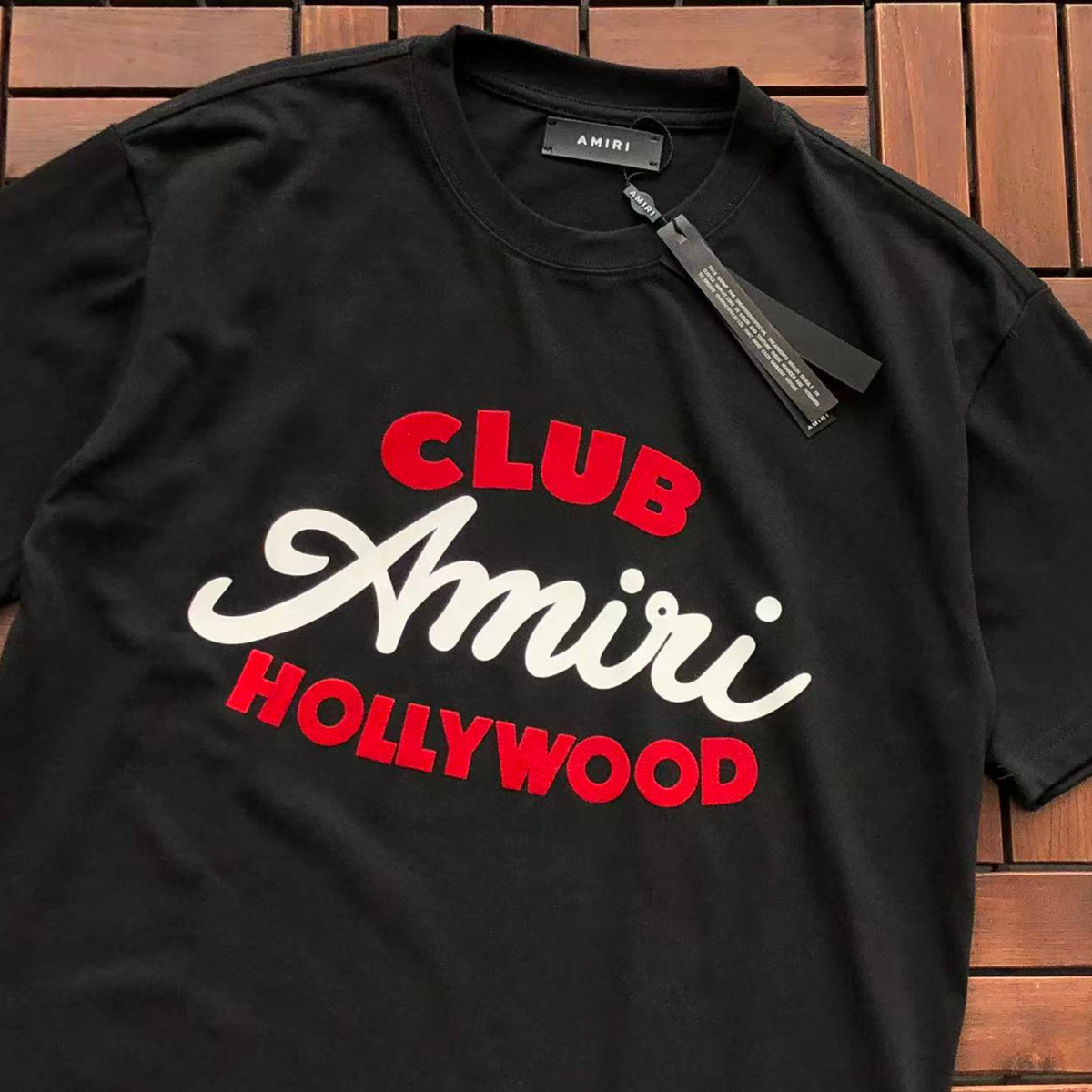Amiri "Club Hollywood" Logo Tee