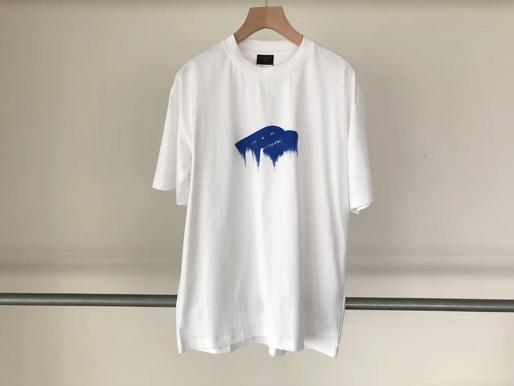 Balenciaga "Paint Brush Logo" Oversized Tee