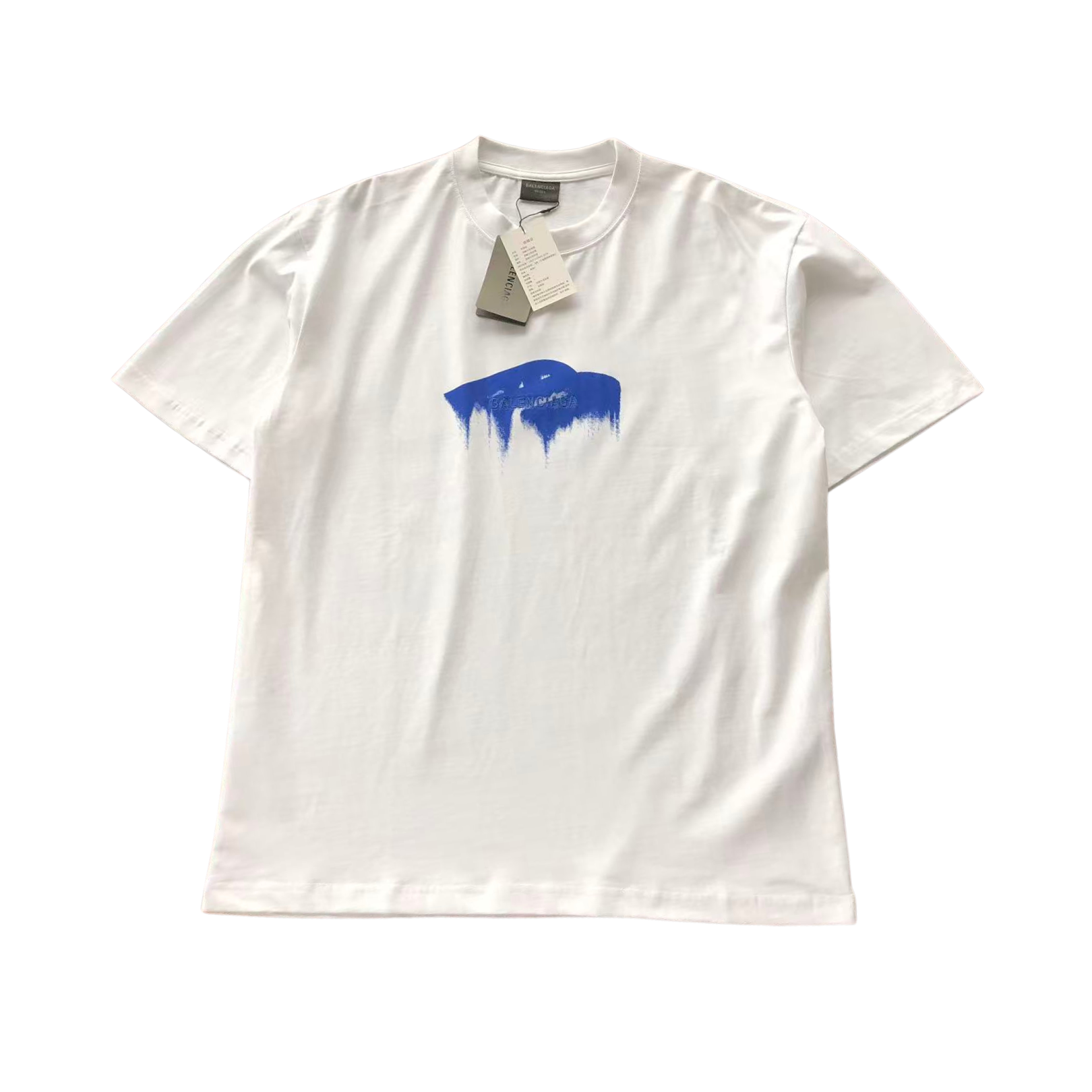 Balenciaga "Paint Brush Logo" Oversized Tee