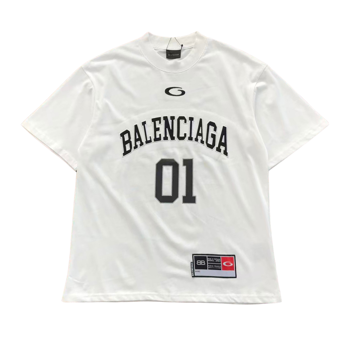 Balenciaga "Paris 01" Athletic Tee