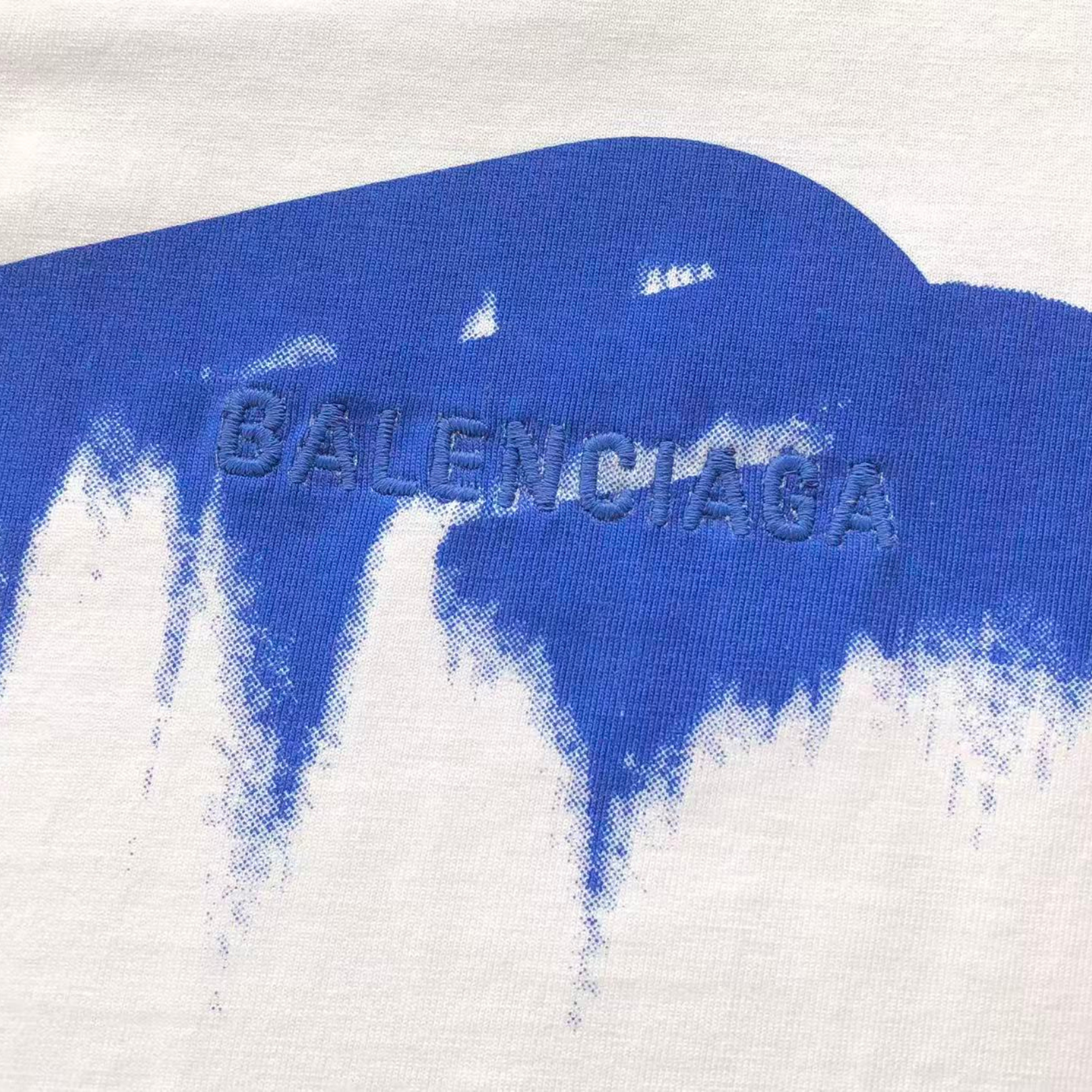 Balenciaga "Paint Brush Logo" Oversized Tee
