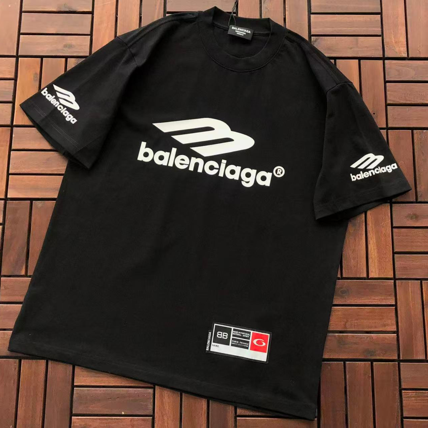 Balenciaga "Sport Logo / Athletic" Oversized Tee