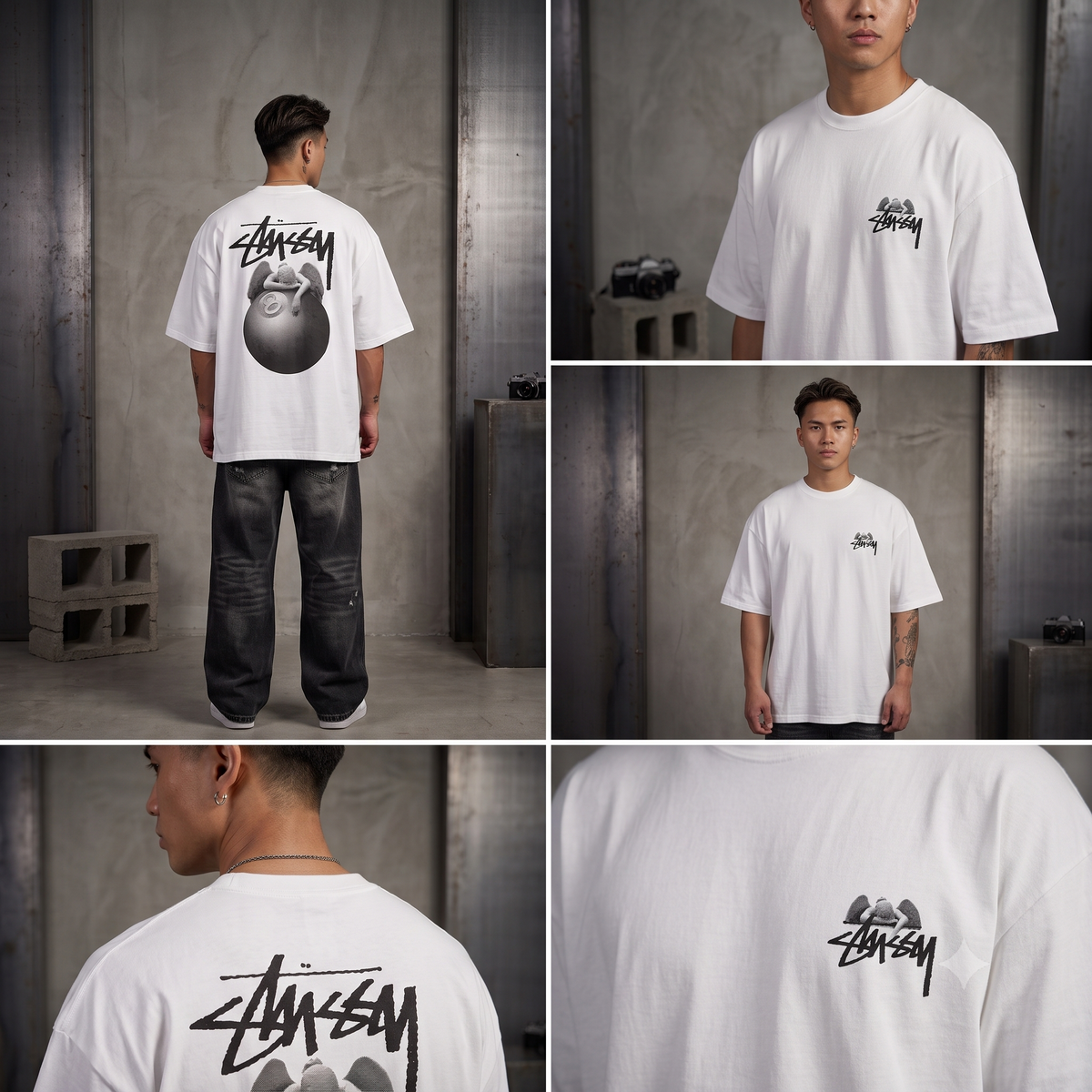 Stüssy "Angel & 8-Ball"