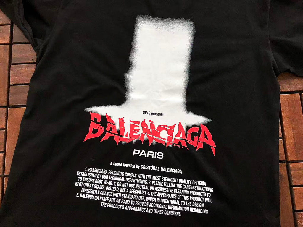 Balenciaga "GV10 Presents" Oversized Tee